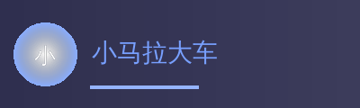 小马拉大车